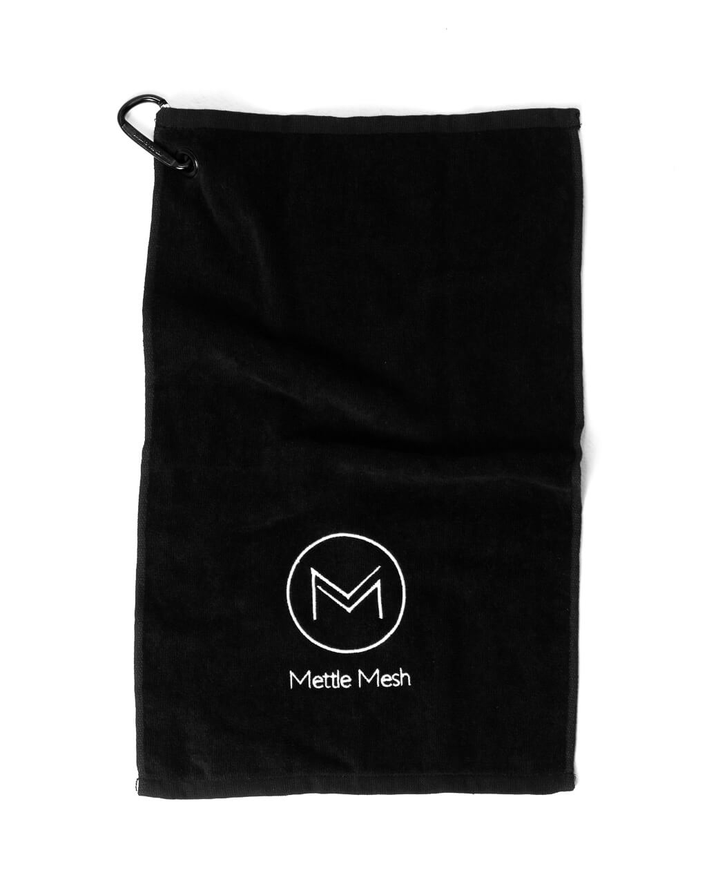 MM Embroidered Gym Towel | Black