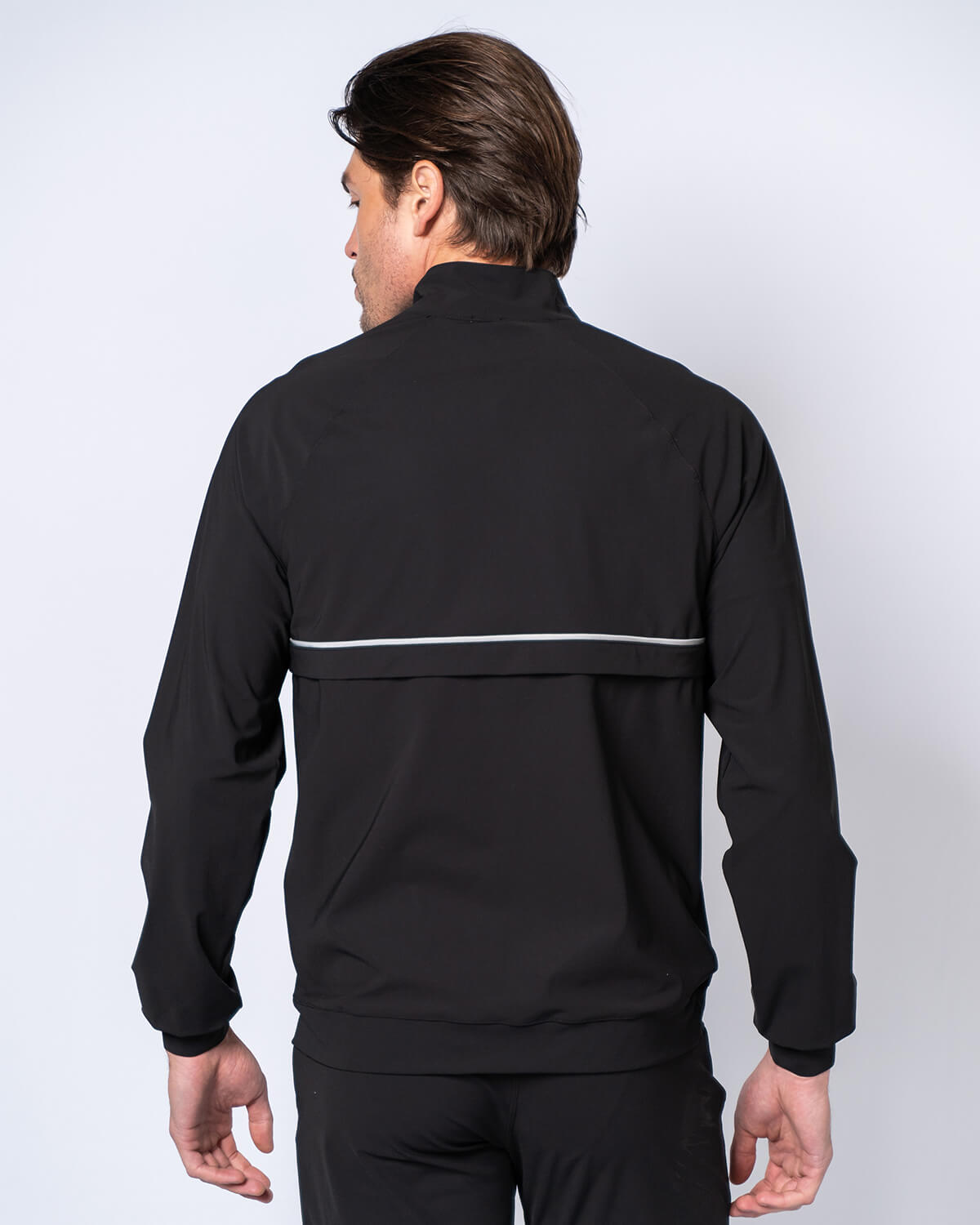 The Movement Half Zip Jacket | Black - Mettle Mesh